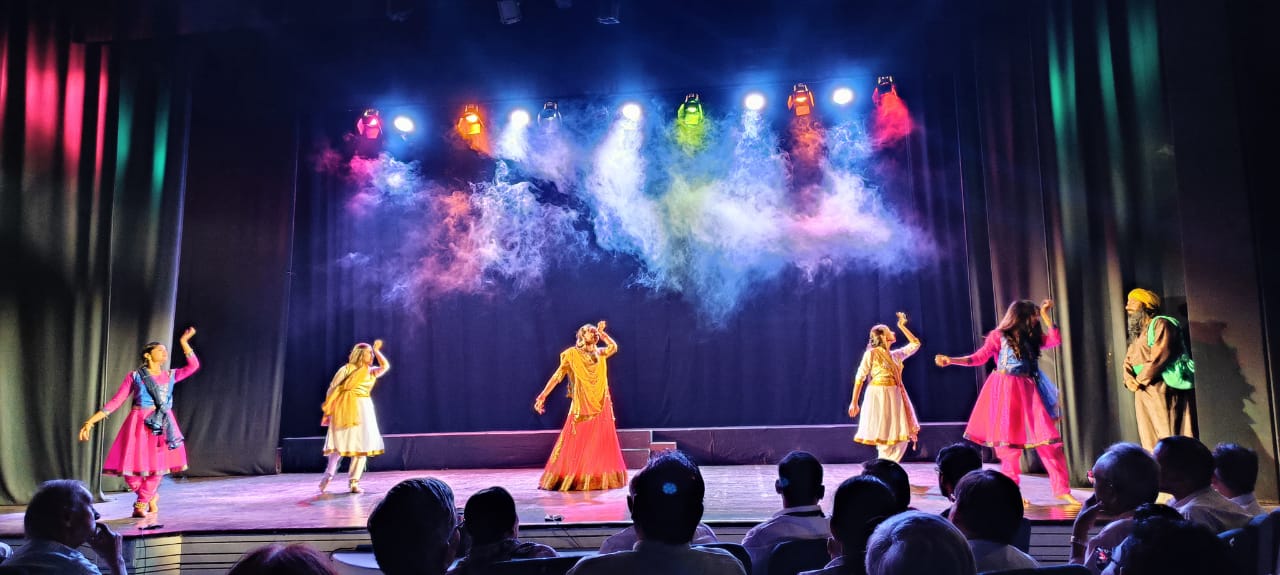 Ensemble performance viewed from the audience